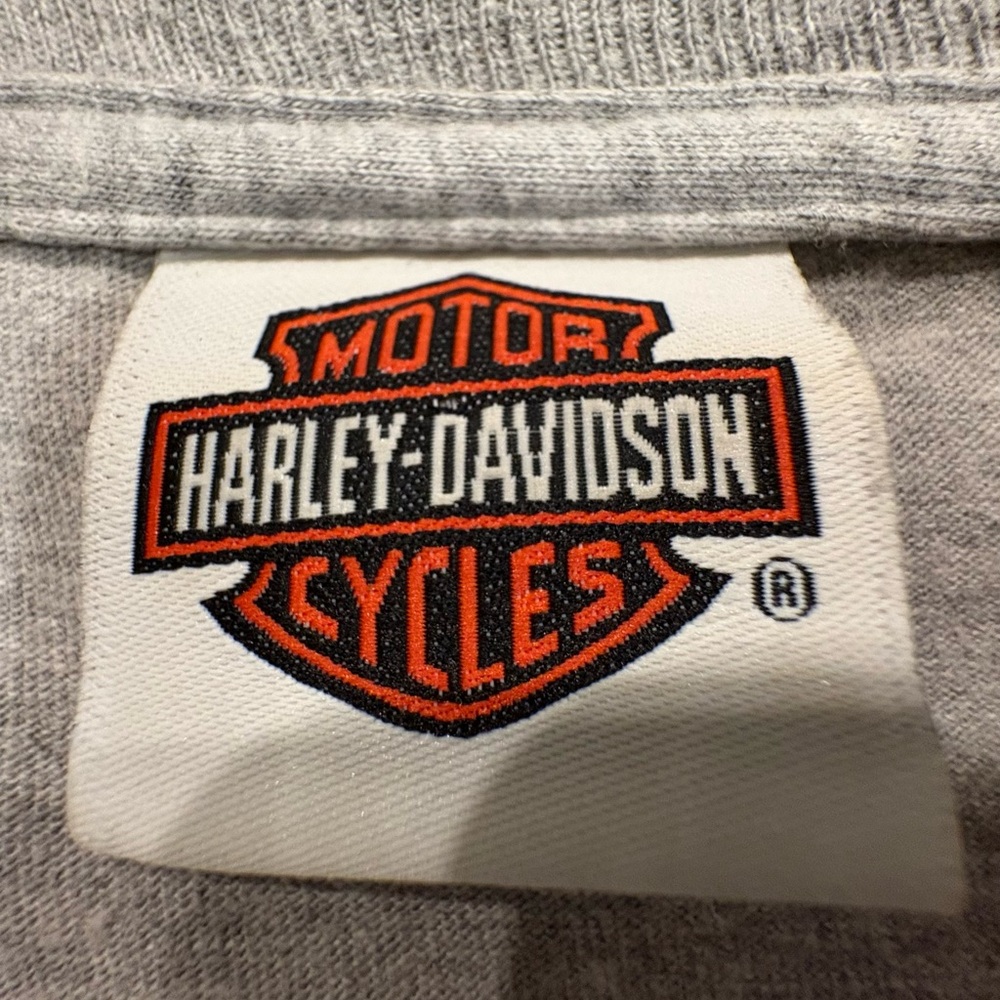 Harley-Davidson Legendary Eagle Gray Short Sleeve Tee XXL - Picture 3 of 7